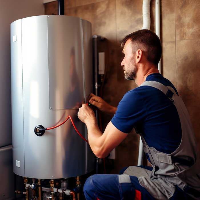 Civili e Residenziali Fornitura e posa di generatori di calore a condensazione. Installazione di impianti a radiatori, termoarredi e pannelli radianti a pavimento. Realizzazione di canne fumarie, sia singole che collettive. Industriali Progettazione e installazione di sistemi di riscaldamento con termostrisce, aerotermi, ventilconvettori e pannelli radianti a pavimento. Montaggio di unità di trattamento aria e distribuzione con canali in lamiera zincata isolati.